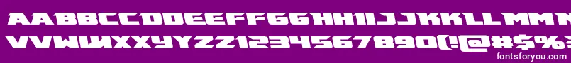 Emissaryleft Font – White Fonts on Purple Background