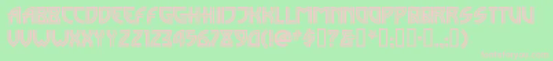 MadisonsquareIncised Font – Pink Fonts on Green Background