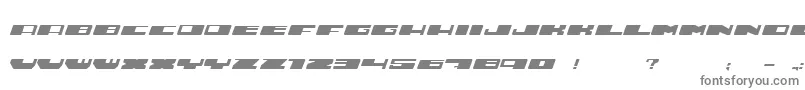 Hustle Font – Gray Fonts on White Background