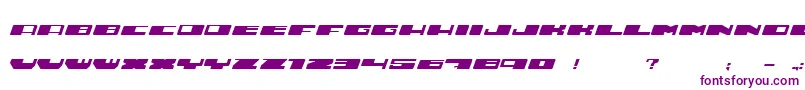 Hustle-fontti – violetit fontit