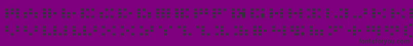 Шрифт Icone – чёрные шрифты на фиолетовом фоне