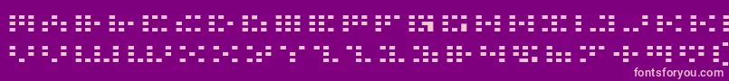fuente Icone – Fuentes Rosadas Sobre Fondo Morado