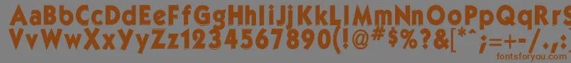 More about GorlockBold Font GorlockBold Font – Brown Fonts on Gray Background