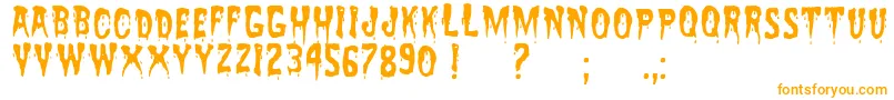 Шрифт ZreaksNfi – оранжевые шрифты