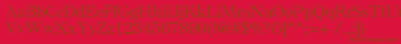 En savoir plus sur la police ElseLtMedium Police ElseLtMedium – polices brunes sur fond rouge
