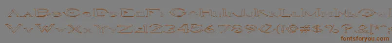 En savoir plus sur la police HaloOutline Police HaloOutline – polices brunes sur fond gris