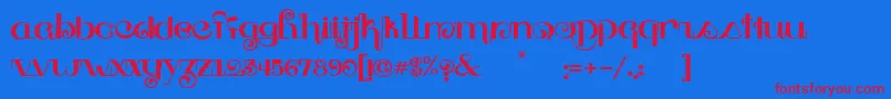 Подробнее о шрифте Southpacific Шрифт Southpacific – красные шрифты на синем фоне