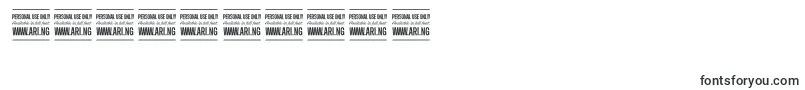 HierografpatternPersonal Font – Fonts for Numbers and Digits