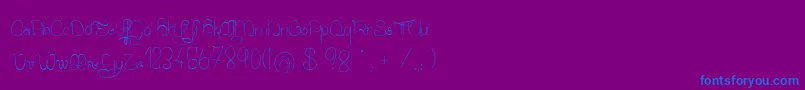 More about MisterFish Font MisterFish Font – Blue Fonts on Purple Background