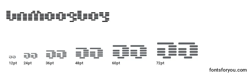 BnMoogBoy Font Sizes
