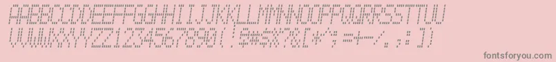 Alpnmain Font – Gray Fonts on Pink Background
