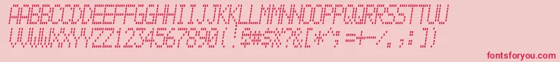 Alpnmain Font – Red Fonts on Pink Background