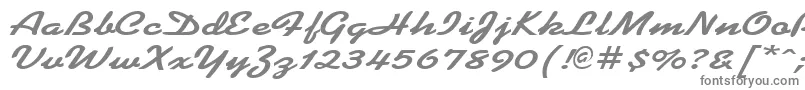 KoffeewideBold-Schriftart – Graue Schriften auf weißem Hintergrund