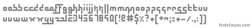 ElectricButterflies Font – Gray Fonts on White Background