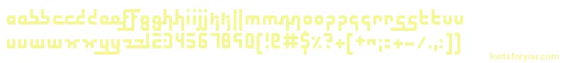 ElectricButterflies Font – Yellow Fonts on White Background