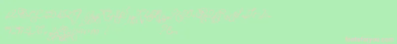 fuente MtfMemory – Fuentes Rosadas Sobre Fondo Verde