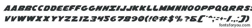 Czcionka Flyingleatherv2extraexp – pogrubione fonty