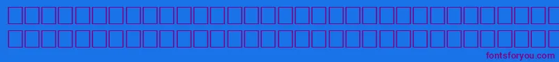BodonicyrillicfwfBold Font – Purple Fonts on Blue Background