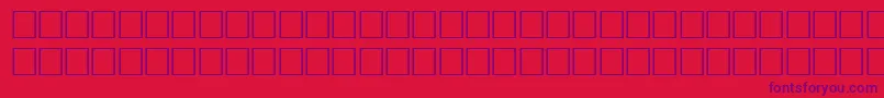 BodonicyrillicfwfBold Font – Purple Fonts on Red Background