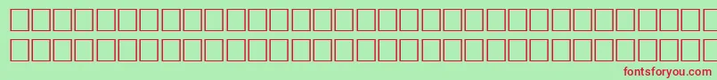 BodonicyrillicfwfBold Font – Red Fonts on Green Background