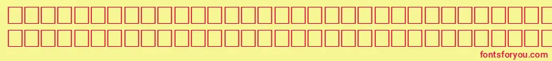 BodonicyrillicfwfBold Font – Red Fonts on Yellow Background