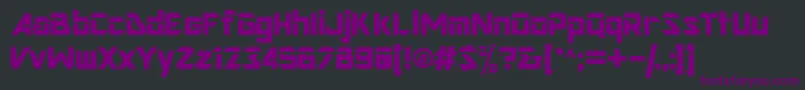 Grd Font – Purple Fonts on Black Background