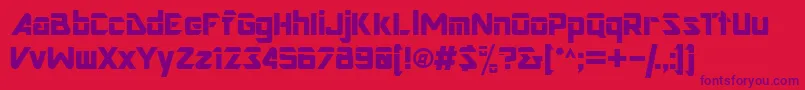 Шрифт Grd – фиолетовые шрифты на красном фоне