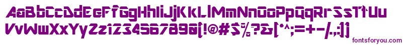 Шрифт Grd – фиолетовые шрифты на белом фоне