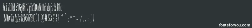 FineNTall Font – White Fonts