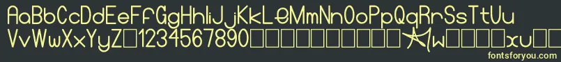 En savoir plus sur la police PerfectFontsCc Police PerfectFontsCc – polices jaunes sur fond noir