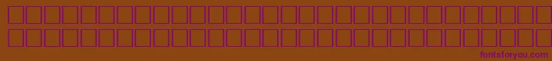 Шрифт VremyafwfRegular – фиолетовые шрифты на коричневом фоне