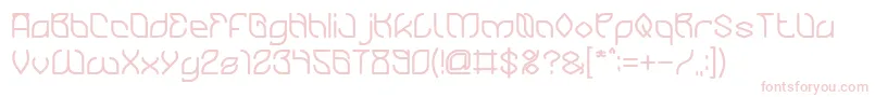 BambooChopsticksBold Font – Pink Fonts on White Background