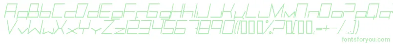 Trancemili Font – Green Fonts