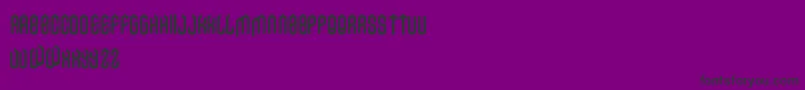 フォントAxe – 紫の背景に黒い文字