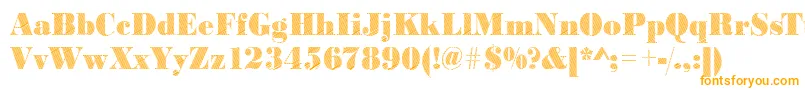 Шрифт Bodonirising2Regular – оранжевые шрифты