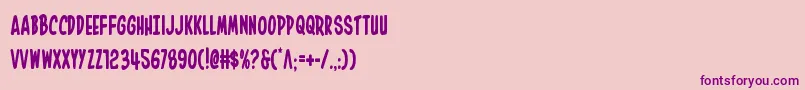 fuente Inhouseeditioncond – Fuentes Moradas Sobre Fondo Rosa