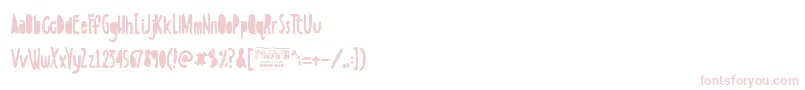 BoldensteinSolid Font – Pink Fonts on White Background