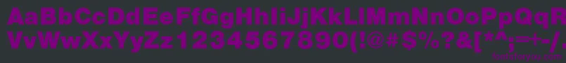 VantaBlackPlain.001.001 Font – Purple Fonts on Black Background