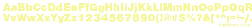 Шрифт VantaBlackPlain.001.001 – жёлтые шрифты