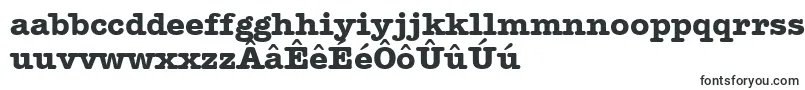 Шрифт AmericanTypewriterBoldBt – фризские шрифты