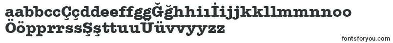 Шрифт AmericanTypewriterBoldBt – турецкие шрифты