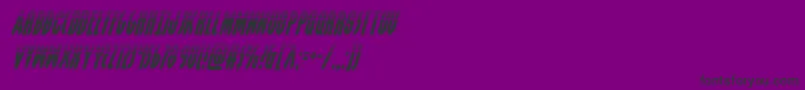 Grendelsmotherhalfital Font – Black Fonts on Purple Background