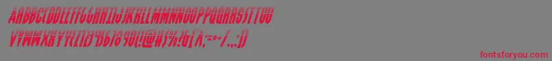 Grendelsmotherhalfital Font – Red Fonts on Gray Background