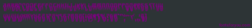 Swordtoothwarp Font – Purple Fonts on Black Background