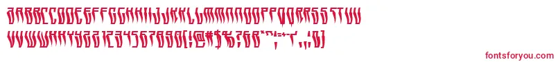 フォントSwordtoothwarp – 赤い文字