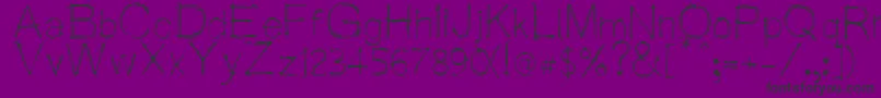 Wiredsaji Font – Black Fonts on Purple Background