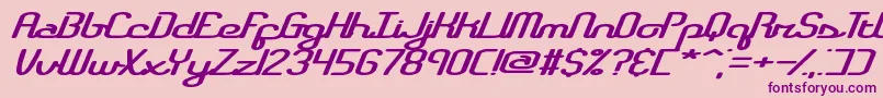 Шрифт RegistryBrk – фиолетовые шрифты на розовом фоне