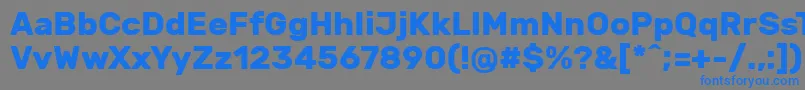 fuente RubikBold – Fuentes Azules Sobre Fondo Gris