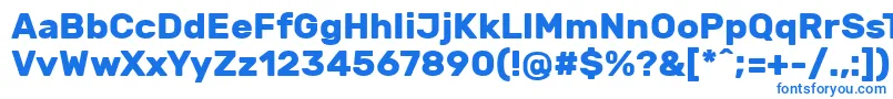 Fonte RubikBold – fontes azuis