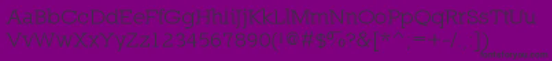 NillandSmallcaps Font – Black Fonts on Purple Background